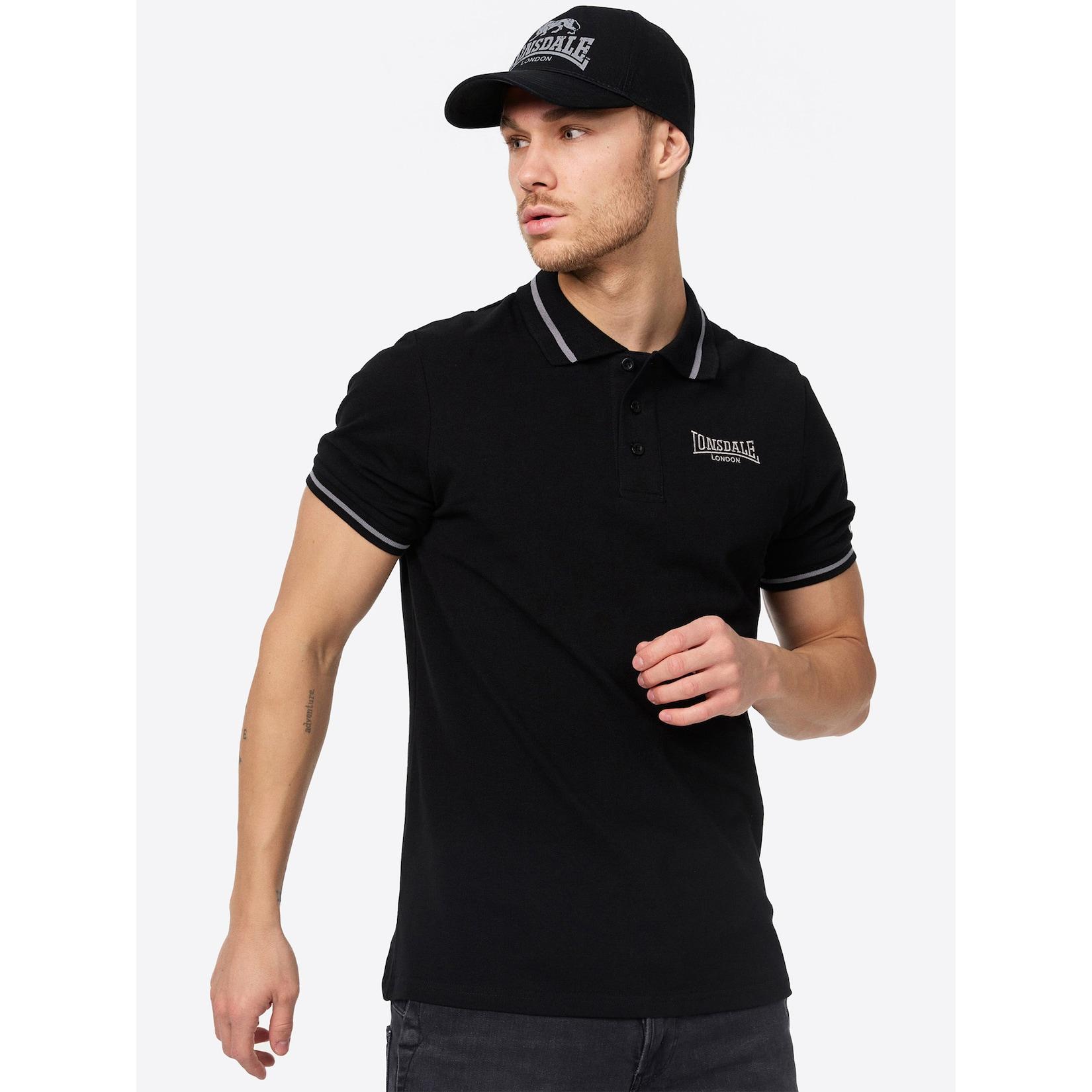 Lonsdale Herren Poloshirt schmale Passform CAUSTON