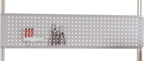 Manuflex ZB8273.9006 Werkzeug-Lochplatte für Alu-Aufbauportale, Nutzhöhe = 300 mm. Für Tischbreite 1500mm