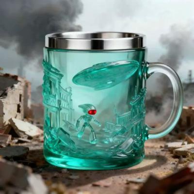 Multisell Products Hub Sci fi Mug, Coffee Cup, Resin Craft, Household Drinking Cup, Ornament Gift b