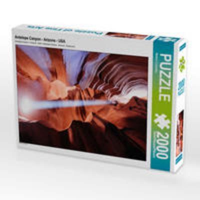 CALVENDO Puzzle Antelope Canyon - Arizona - USA | 2000 Teile Lege-Größe 90x67cm Foto-Puzzle für glückliche Stunden