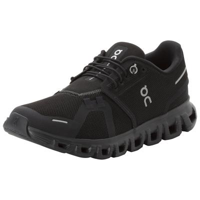 Sneaker ON RUNNING "ON RUNNING CLOUD 6", Damen, Gr. 40, schwarz (schwarz, schwarz), Synthetik, Schuhe Sneaker