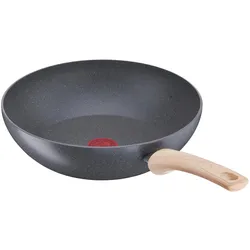 Tefal Natural Force G2661902 Pfanne Wok-/Bratpfanne Rund, Pfanne + Kochtopf, Grau