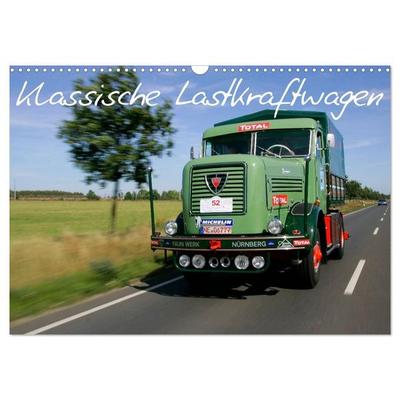 Klassische Lastkraftwagen (Wandkalender 2027 DIN A3 quer), CALVENDO Monatskalender