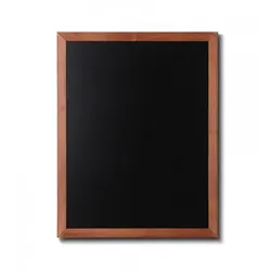 Holzrahmen 700x900mm hellbraun - Wand Profil eckig - Kreidetafel Holzrahmen