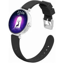 Gravity Smartwatch Smartwatch Srebrny Czarny 2 Paski GT26-9 (40 mm, ohne SIM), Smartwatch