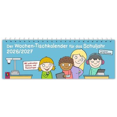 Der Wochen-Tischkalender für das Schuljahr 2026/2027