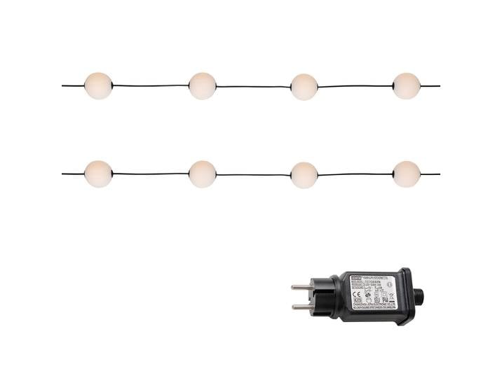 Guirlande lumineuse extérieure moderne 8 m avec 14 ampoules LED -