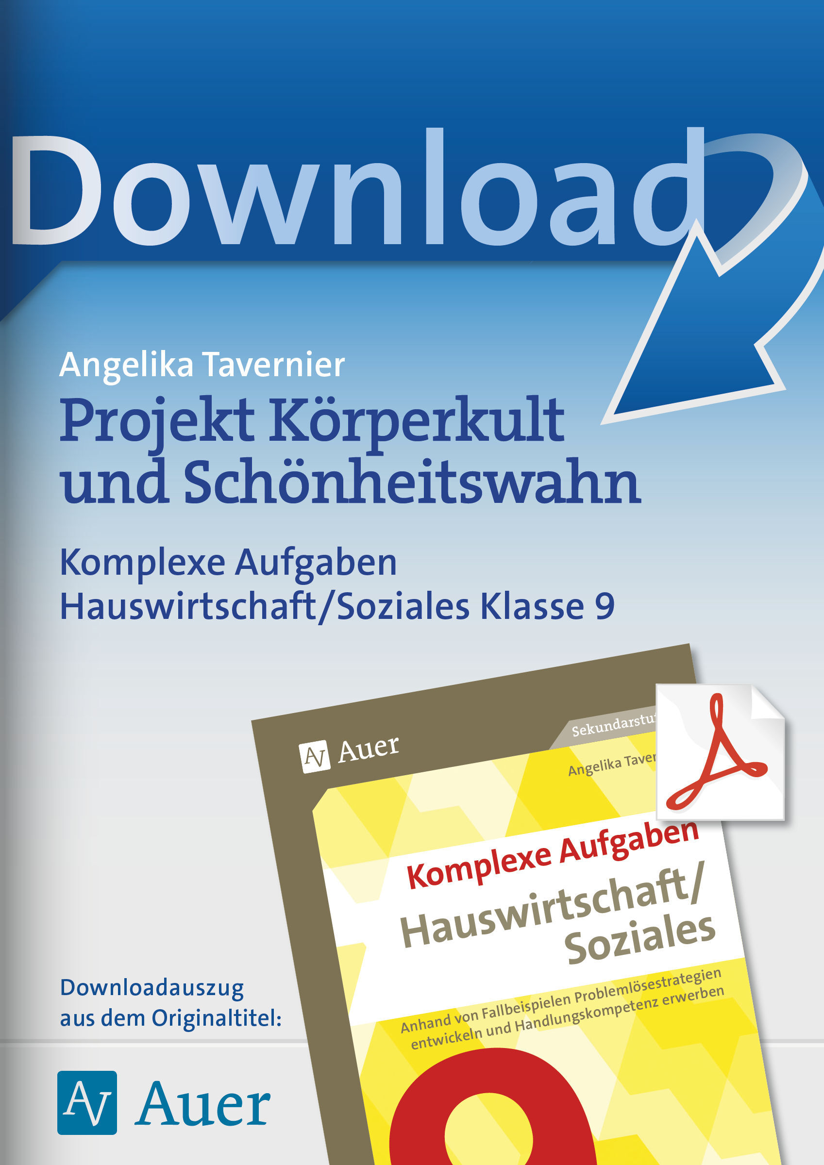 Auer Verlag Projekt Körperkult und Schönheitswahn