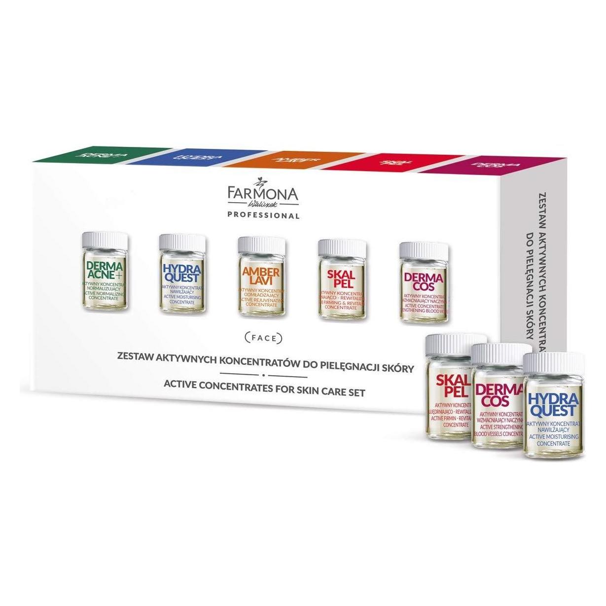 Farmona Professional Active Face Concentrate Set für alle Hauttypen (Gesichtspflege Set) (5900117007136)