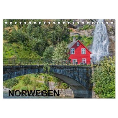 Norwegen - Der Süden (Tischkalender 2027 DIN A5 quer), CALVENDO Monatskalender