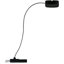Paulmann URail Kabeleinspeisung, 230V max. 1000W, 200cm, Metall / Kunststoff, Schwarz matt PAUL-95418