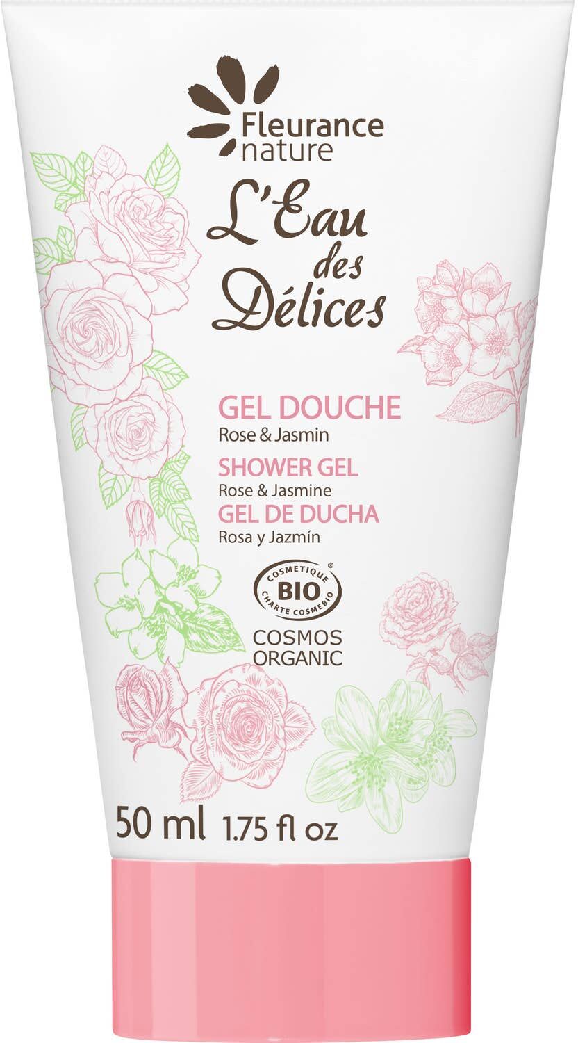 Fleurance Nature Gel de Ducha Rosa y Jazmín 50 ml