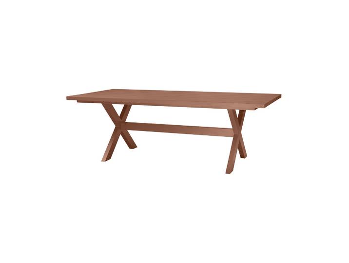 Table de jardin pique-nique 220x100cm aluminium terra DELTA