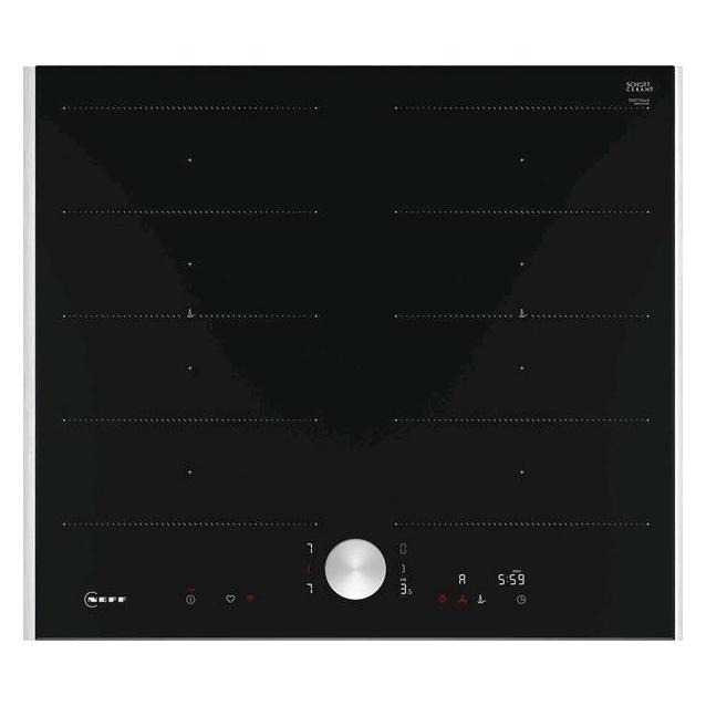 Neff N 90, Induktionskochfeld, 60 cm, Schwarz, Mit Rahmen aufliegend, T66TTX4L0 (61 cm, Induktionskochfeld) (T66TTX4L0)
