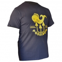 Poseidon T-Shirt Fish - navy - Gr. XXL #