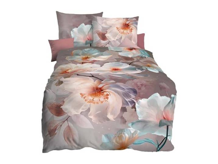 Kaeppel Mako-Satin Bettwäsche Mother of Pearl Champagner