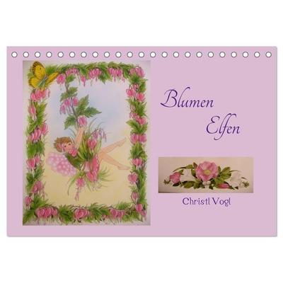 Blumen Elfen (Tischkalender 2026 DIN A5 quer), CALVENDO Monatskalender