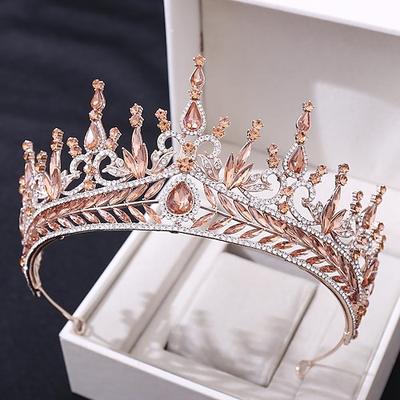 Luxuriöse barocke Kristall-Braut-Diademe, Strass-Krone, Braut-Diadem, Hochzeit, Haarschmuck für Damen-Modeschmuck