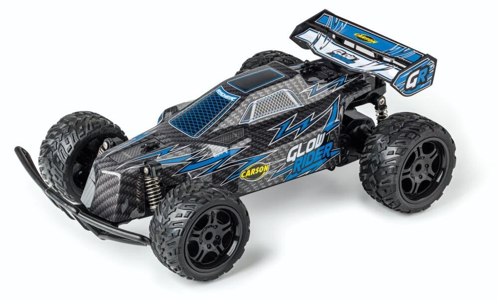 Carson Glow Rider 1:12 RC-auto, 2,4 GHz, blauw