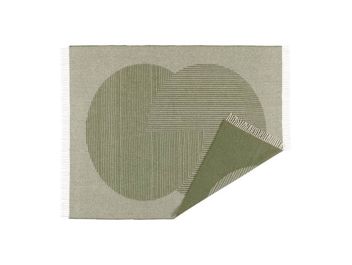NJRD Plaid en laine Circles 130x185 cm Vert