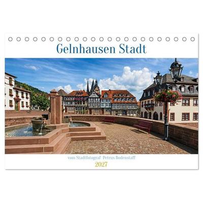 Gelnhausen Stadt (Tischkalender 2027 DIN A5 quer), CALVENDO Monatskalender