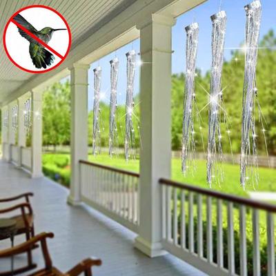 Inspired Deals Reflective Bird Scare Tape Strips For Gardens, Balconies & Orchards Reflective Bird Scare Tape Strips For Gardens, Balconies & Orchards