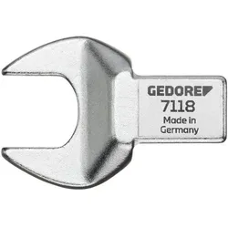 Gedore, Drehmomentschlüssel, 7112-15 Einsteckmaulschlüssel SE 9x12 15 mm