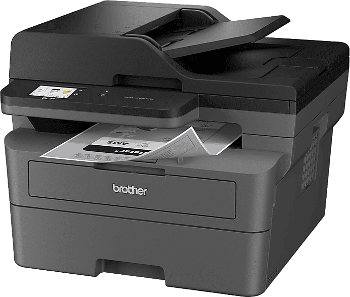 Impresora multifunción láser - Brother DCPL2660DW, Impresión doble cara, Monocromo, WiFi, Negro