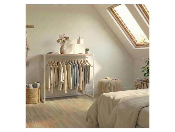 Portant vêtements sous combles KADRA penderie 100x85cm