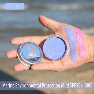 Uplift Essentials Eco Friendly Zinc Surfing & Diving Sunscreen Mud blue