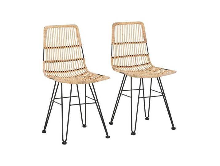 Filli-chaise 2 Pack En Rotin Nature