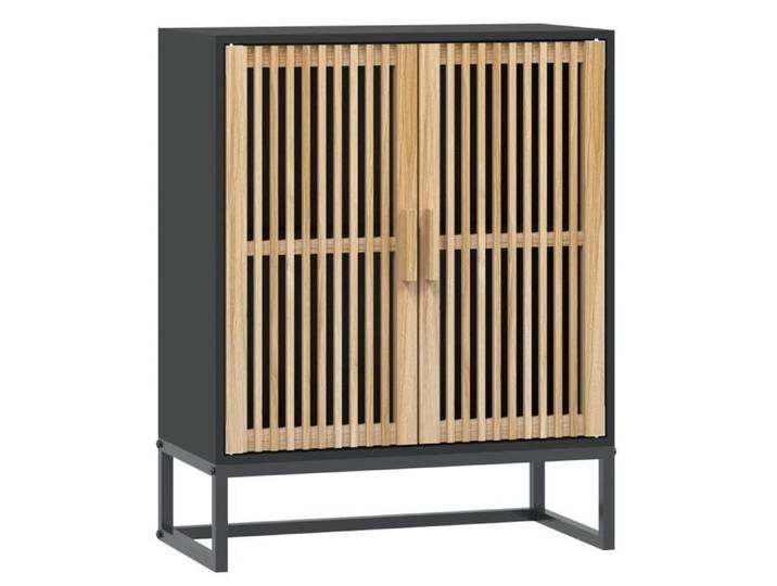 Top 2026@Armoire polyvalente/Cabinet de rangement Noir - SWEETY® Buffet noir 60x30x75cm - bois d'ingénierie 650743