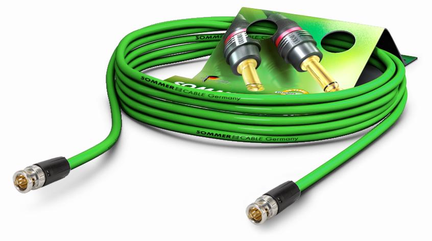 Sommer Cable Video-Patchkabel HD-SDI HDTV SC-Vector PLUS 1.6L/7.3 3G-SDI 1 Innenleiter| BNC - Kabel - Netzwerk