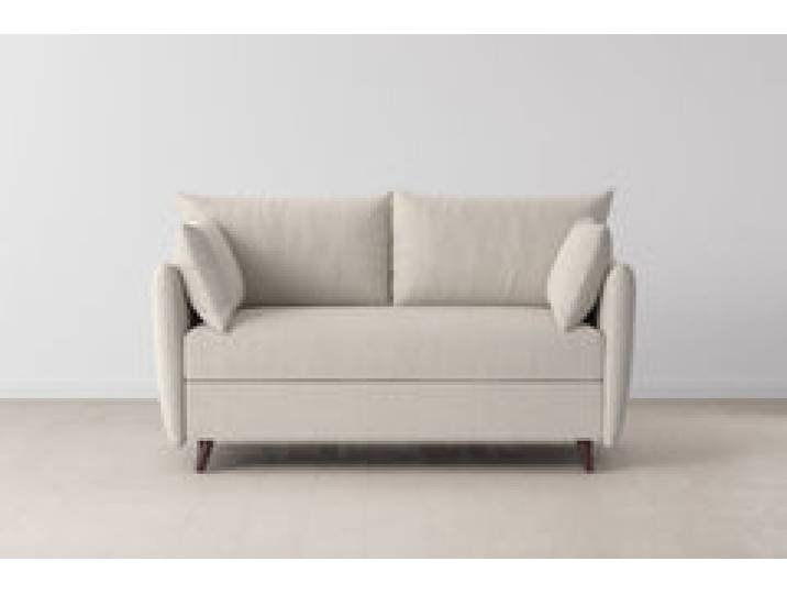 Model 08 Zweisitzer-Schlafsofa , Elfenbeinfarbe