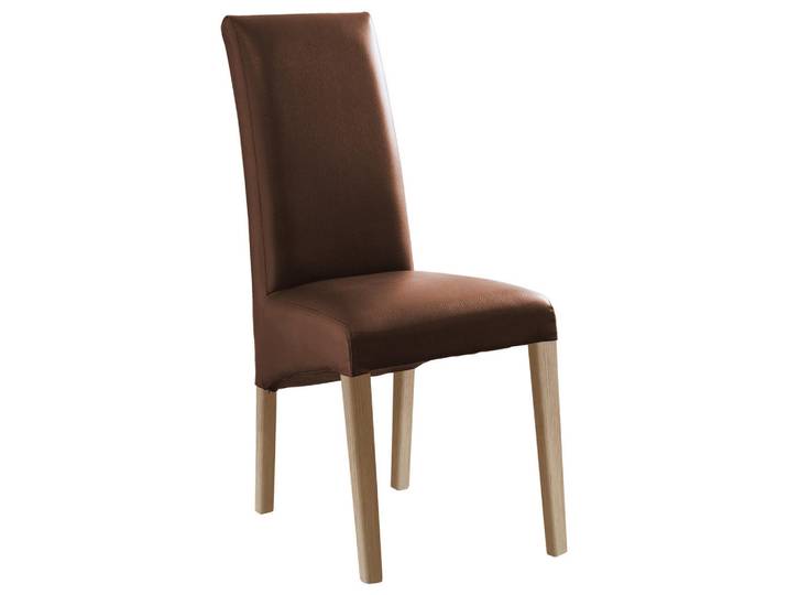 Carryhome Stuhl, Braun, Sonoma Eiche, Textil, Eiche, eckig, 47x102x57 cm, Beinauswahl, Stoffauswahl, Esszimmer, Stuhl, Esszimmerstühle