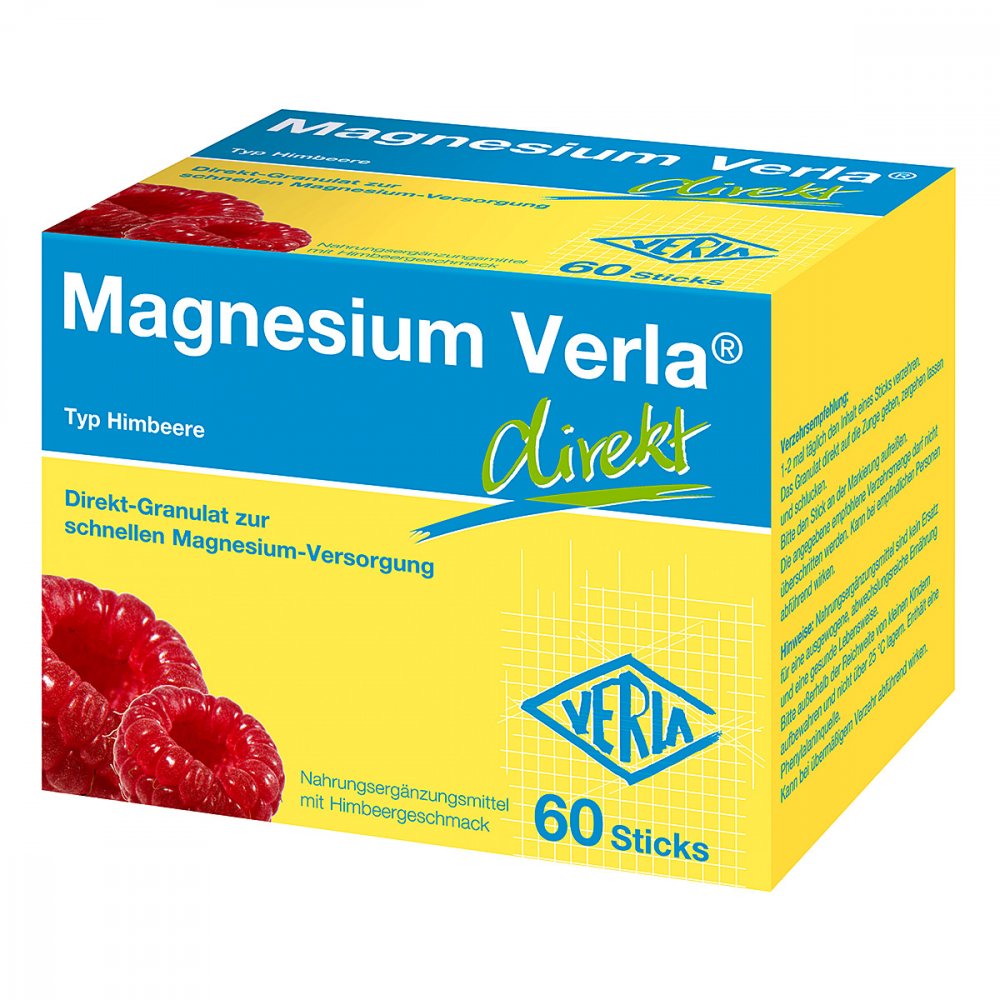 Verla-Pharm Arzneimittel GmbH & Co. KG Magnesium Verla direkt Granulat Himbeere 15201141