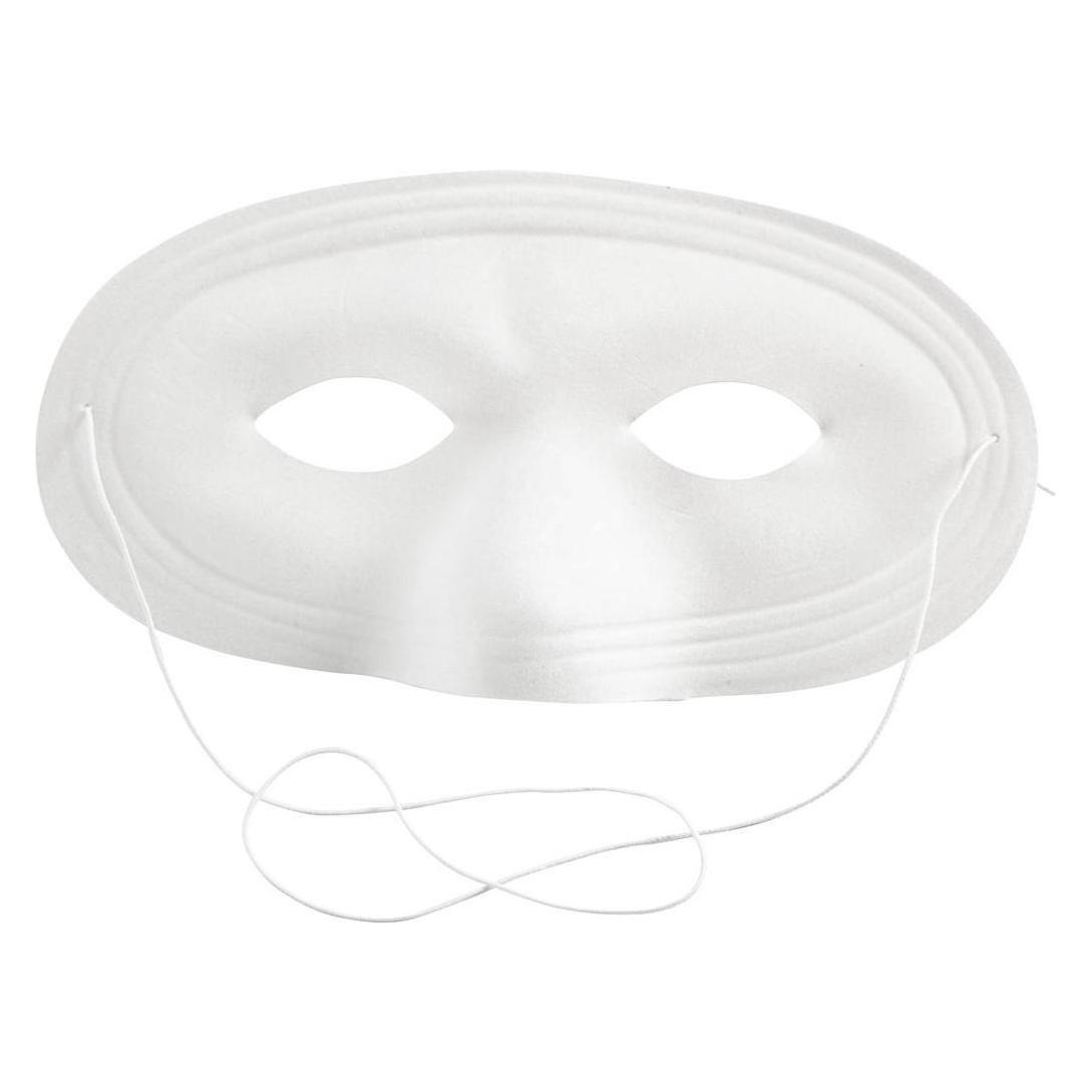 Creativ Company Maske Weiss, 12Stk. (5707167025871)