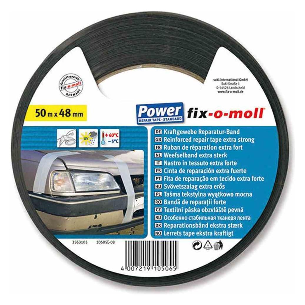 Fix-o-moll Power-Band schwarz, 50 m, 48 mm standard (48 mm) (3563105)