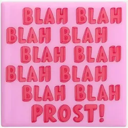 Untersetzer LOVE TILES 11x0,6x11cm Rosa
