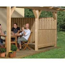 Weka hohe Seitenwand für Terrassenüberdachung 672