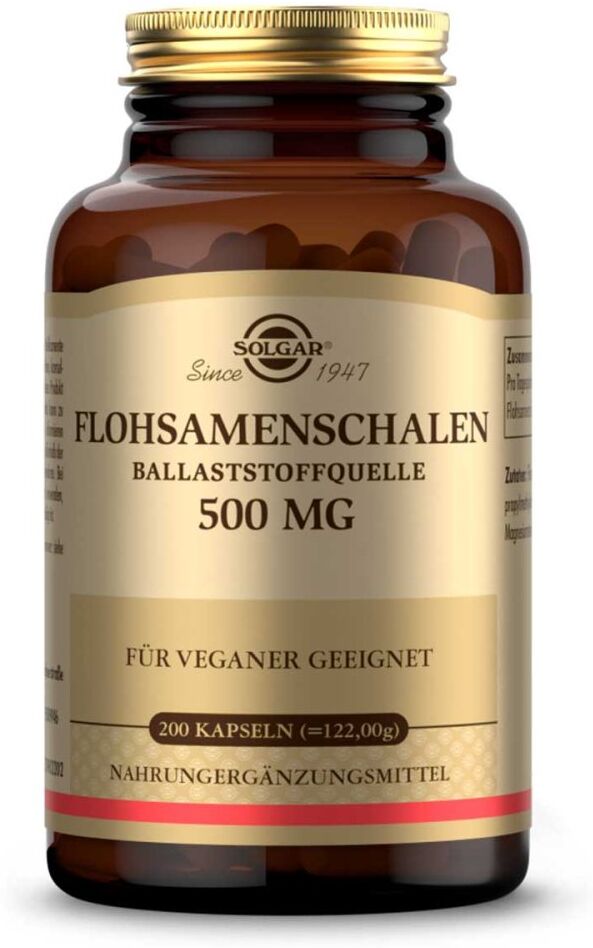 Solgar Flohsamenschalen 500 mg Kapseln 200stk