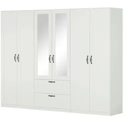 Kollektion Kraft Drehtürenschrank Landhaus- Look  ¦ weiß ¦ Maße (cm): B: 271 H: 210 T: 54.0