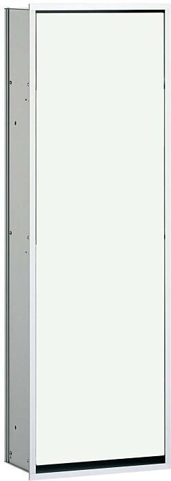 Emco Asis Modul 300 Schrankmodul 977027463 aluminium/optiwhite, Glastür, Unterputzmodell
