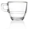 Barski Luminous Stackable Espresso Mug, 2.6 Oz., Set of 6