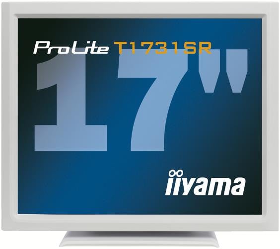 iiyama ProLite T1731SR-W1 43 cm (17 inch) Resistieve SXGA Touch Monitor, Wit