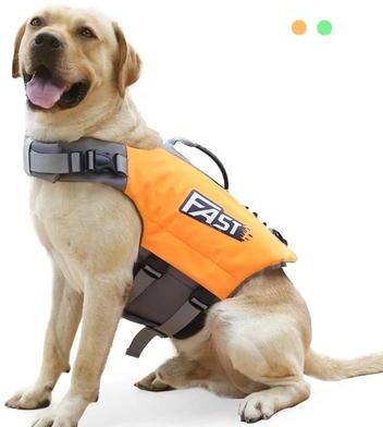 Uplifted Finds Dog Swimming Life Jacket   High Visibility Reflective Safety Vest   Adjustable Pet Swimwear For Pools & Surfing green s