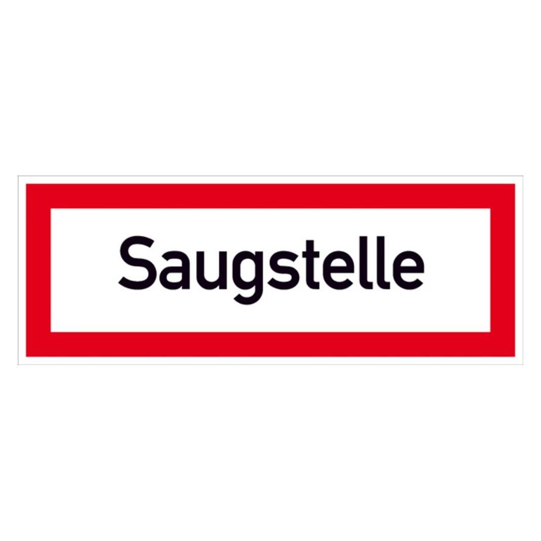 SafetyMarking Hinweisschild für die Feuerwehr Saugstelle 29. (11.2582)