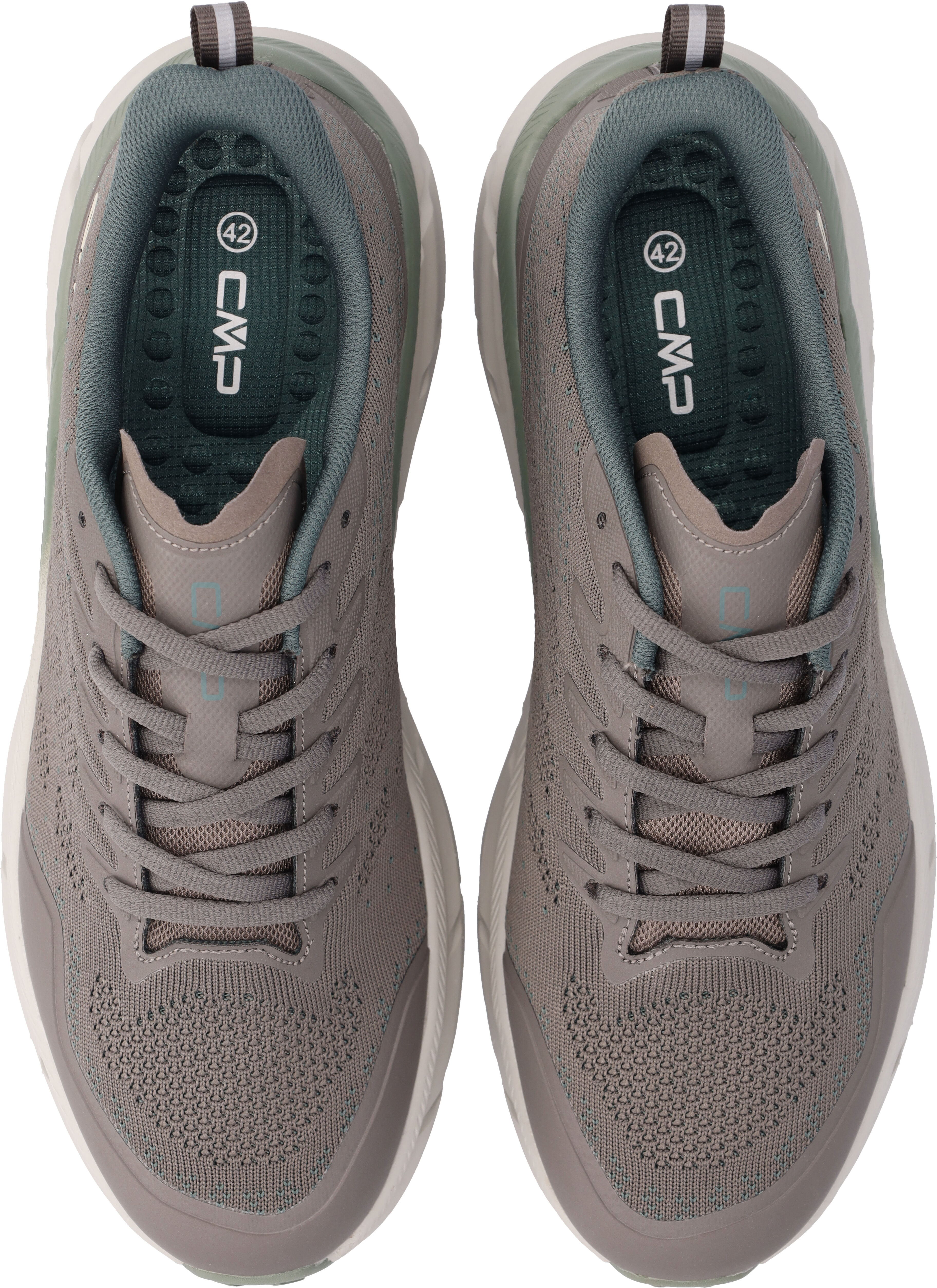 Outdoorschuh CMP "RAHMSY WP MULTIFUNCTIONAL SHOES", Damen, Gr. 42, Synthetik, grau (fango, musk), Leder, Schuhe Outdoorschuh, wasserdicht fango, musk 42, Synthetik