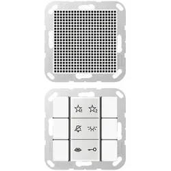 JUNG Audio-Innenstation alpinweiss