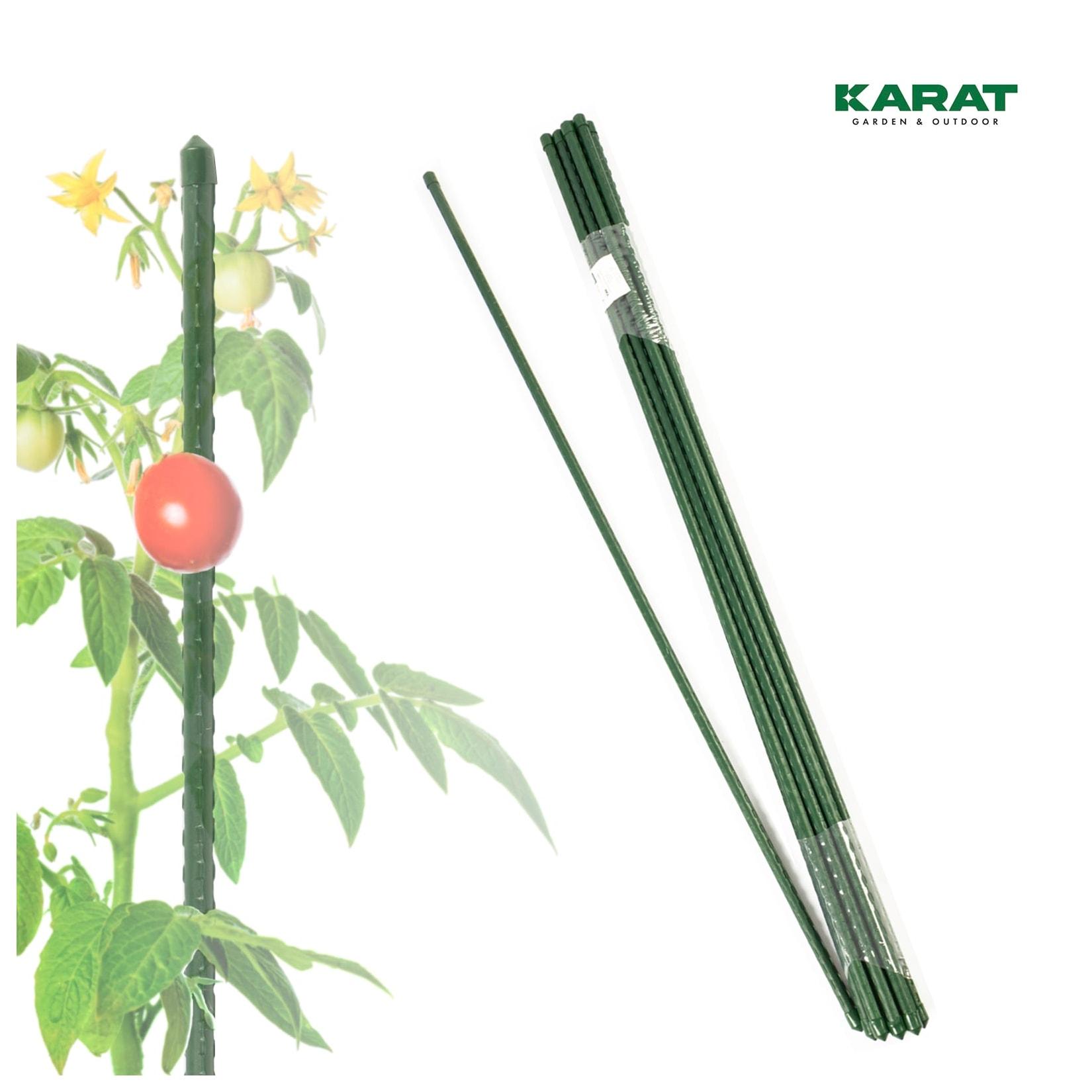 Karat gardenoutdoor Pflanzstab Leah Multifunktionaler Rankstab Aus Stahl und Kunststoff Stärke: 11 mm